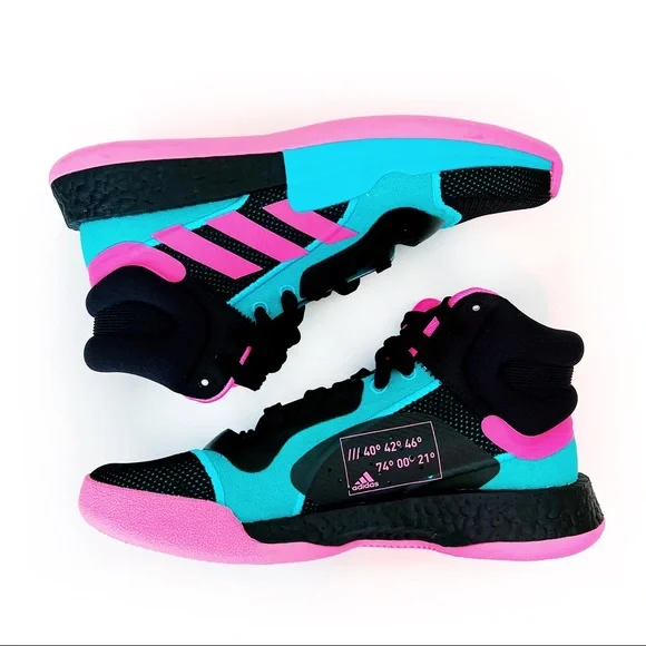 🆕 Adidas Marquee Boost Basketball Sneakers Shoes Size Mens 7.5 Womens 9 - Picture 6 of 9